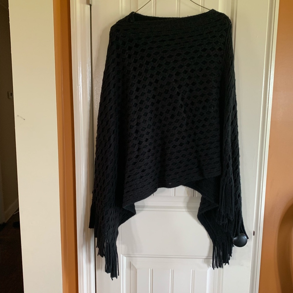 Black poncho